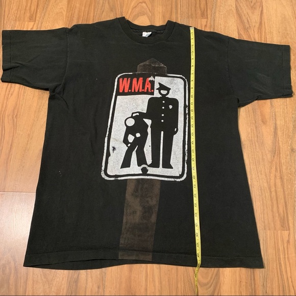 Vintage 1994 Pearl Jam W.M.A. Police Vitalogy Concert T-Shirt Single Stitch Tee - Picture 6 of 7